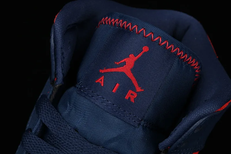 All categories Air Jordan Jordan series basketball shoes Air Jordan 1 Mid G version pure original Air Jordan 1 Mid GS AJ1 Joe 1 Captain America China basketball shoes BQ6931-104